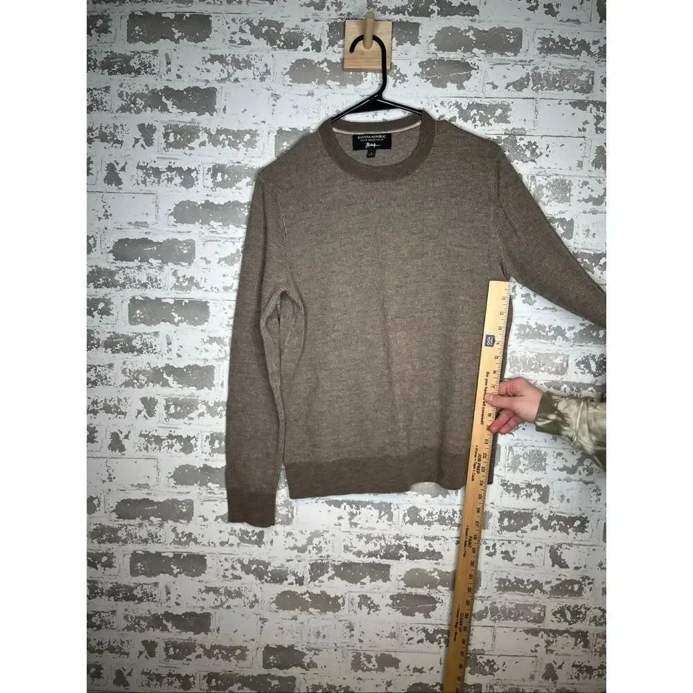 Banana republic | men Italian merino wool brown sweater